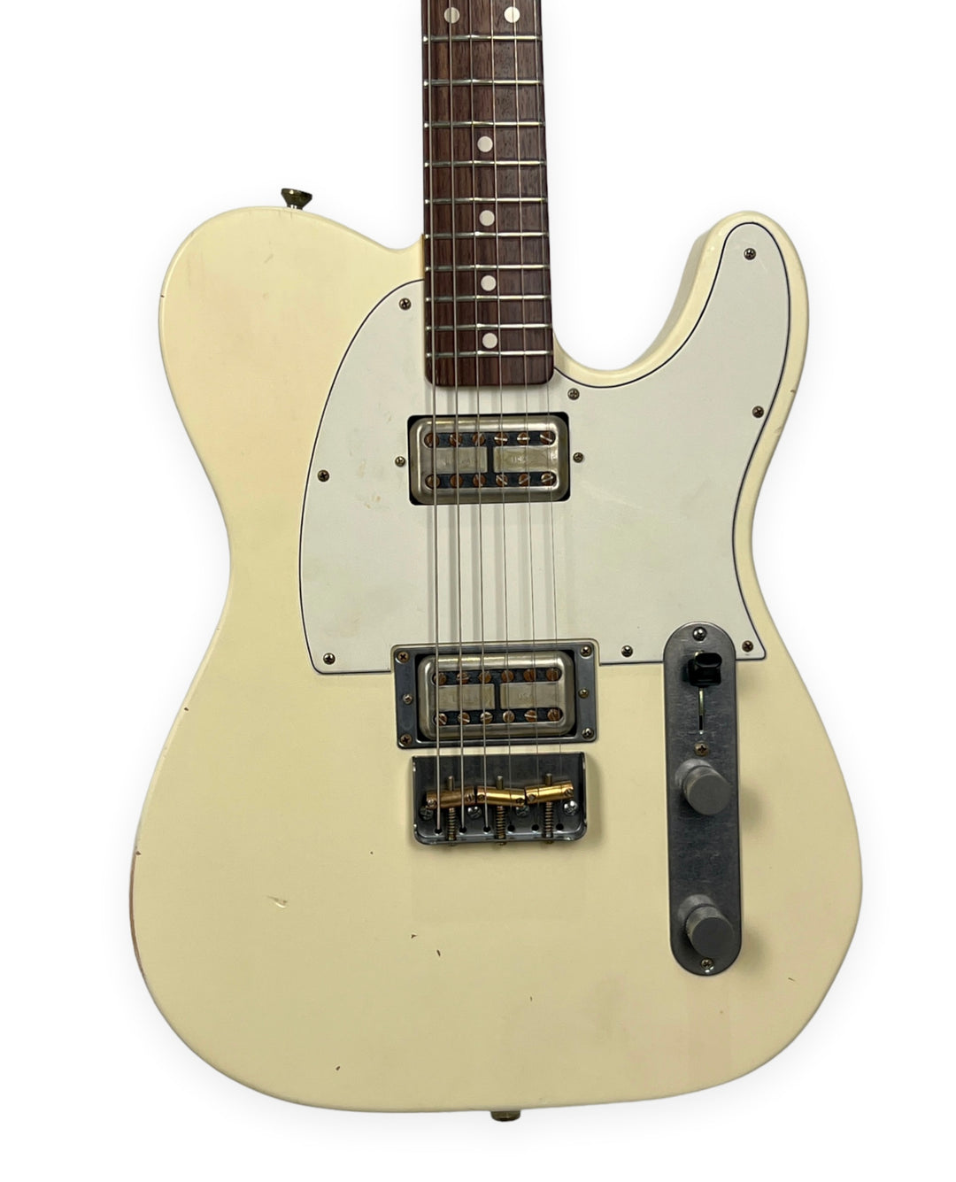 Nash T-2HB w/ Lollartrons, 2022 Olympic White, Pine body, Light Relic. NEW (Authorized Dealer)