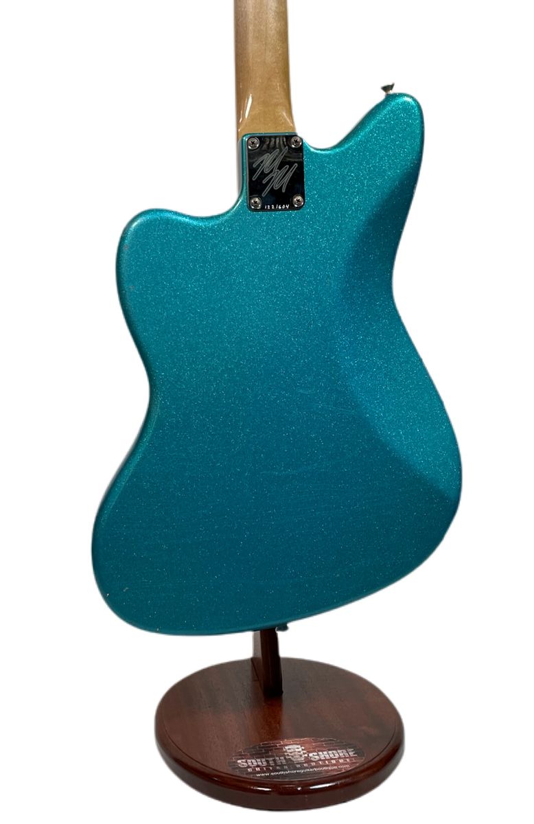 Mario Martin Guitars Jazzbastard Fine Flake Lake Placid Blue, Mojo Dual Foils 7lbs NEW (Authorized Dealer)