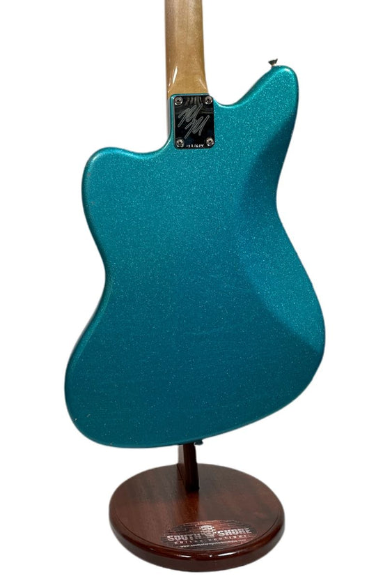 Mario Martin Guitars Jazzbastard Fine Flake Lake Placid Blue, Mojo Dual Foils 7lbs NEW (Authorized Dealer)