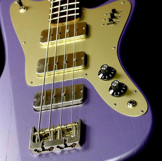 Deimel Firestar Bass 2019 Purple Matt Metallic Authorized Deimal Guitar Works Dealer in the USA