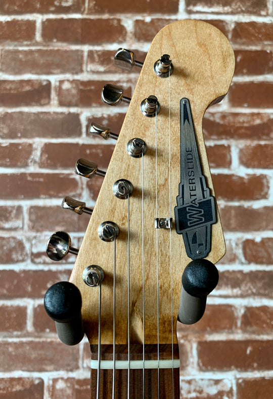 Waterslide S-Style W/ Dual Foils Aged Two-Tone Sunburst Nitro Finish (Authorized Dealer)