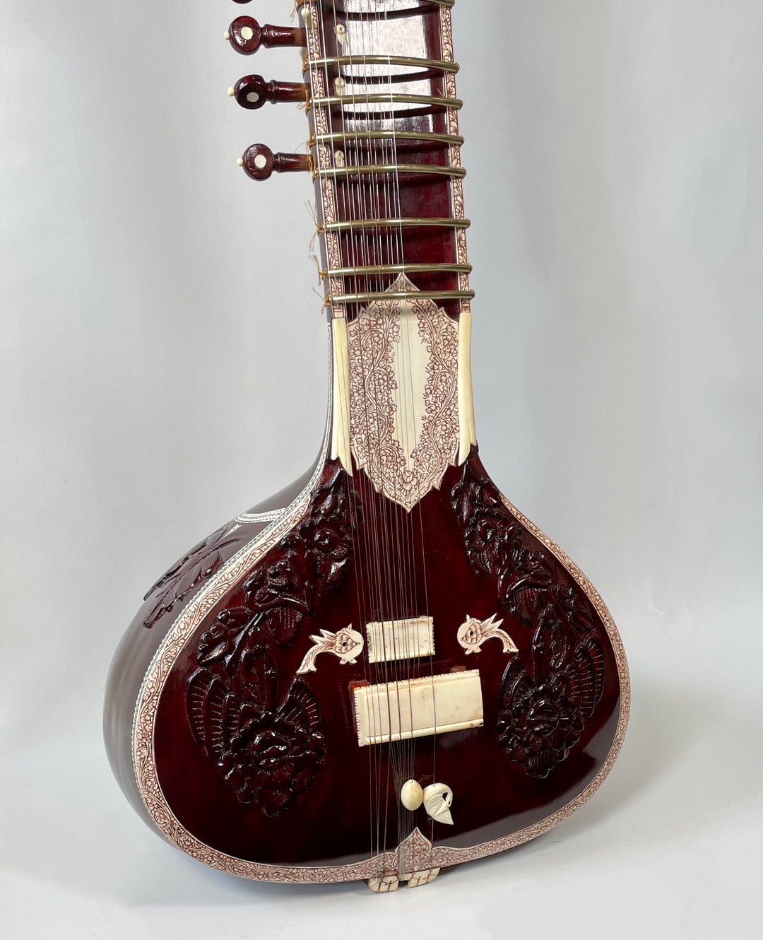 Sitar Instrument Price Sitar by Prof. Haji Abdul Karim Mid 2000's Handmade in India. Well Bui ...