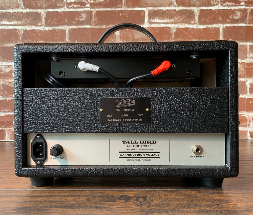Benson Amps Tall Bird All Tube Reverb Unit 2019 Black/Diamond Grill