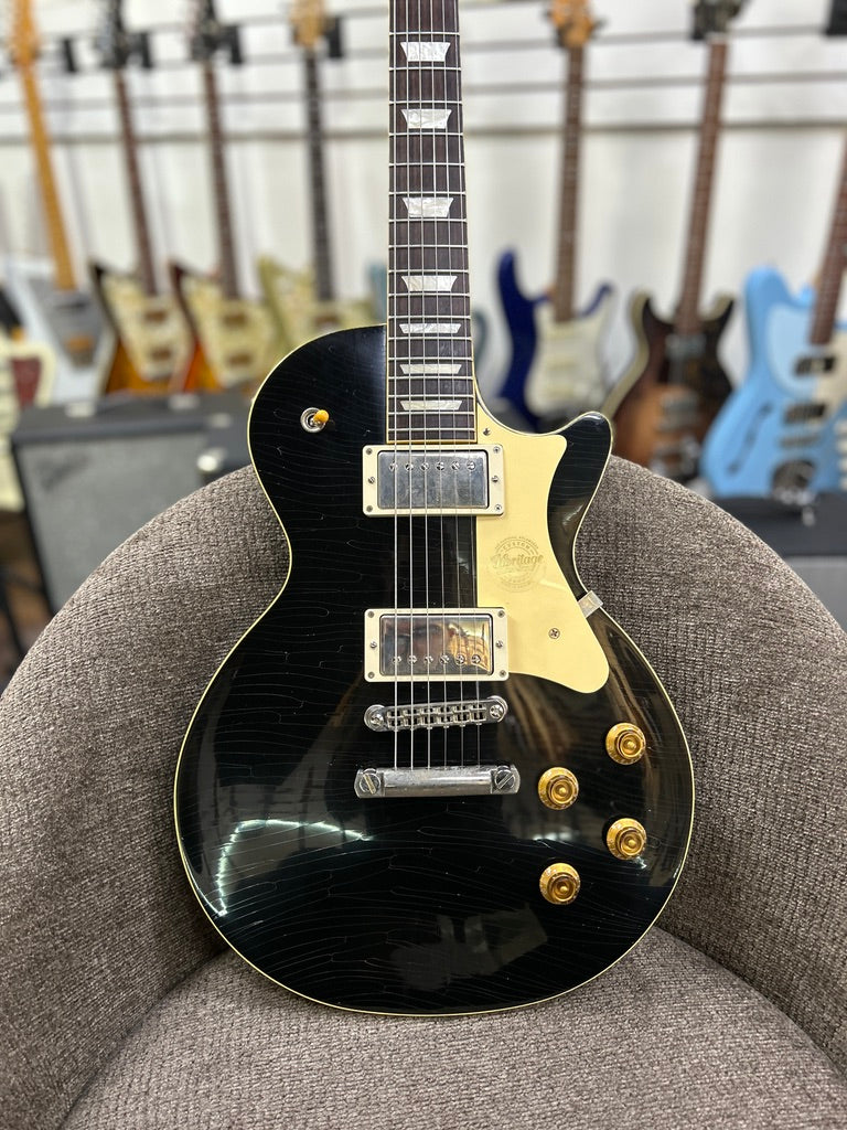 Heritage Custom Shop Core Collection H-150 Artisan Aged - Ebony. NEW (Authorized Dealer)