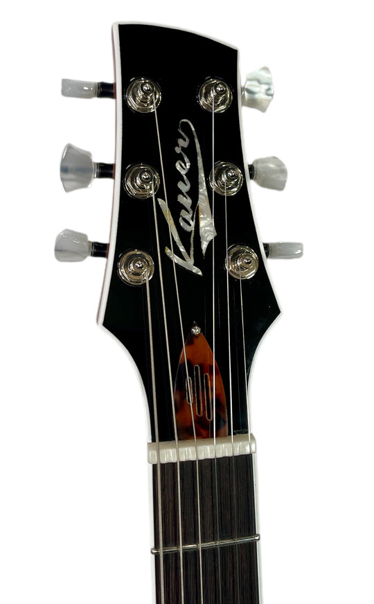 Kauer Guitars Super Chief, Natural Birdseye Maple Top, 2 P-90's, 6lbs 14oz NEW (Authorized Dealer)