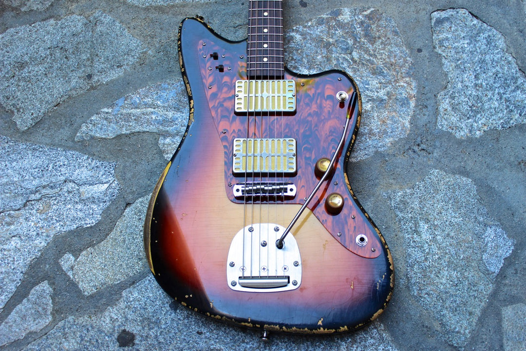 Waterslide Offset Coodercaster  2019 Three Tone Sunburst