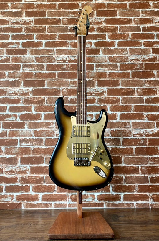 Waterslide S-Style W/ Dual Foils Aged Two-Tone Sunburst Nitro Finish (Authorized Dealer)