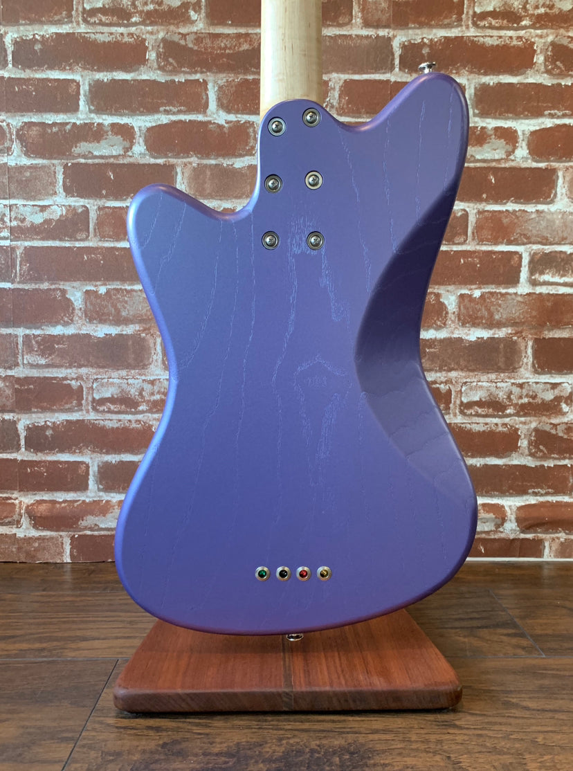 Deimel Firestar Bass 2019 Purple Matt Metallic Authorized Deimal Guitar Works Dealer in the USA