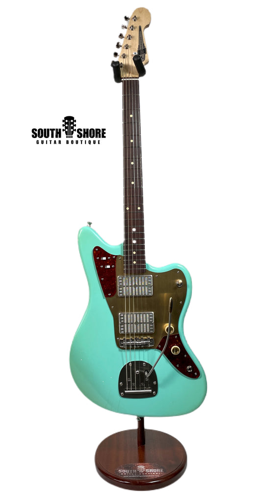 Waterslide Guitars Offset Surf Green w/ Mojo Dual Foils & Descendant Vibrato NEW (Authorized Dealer)
