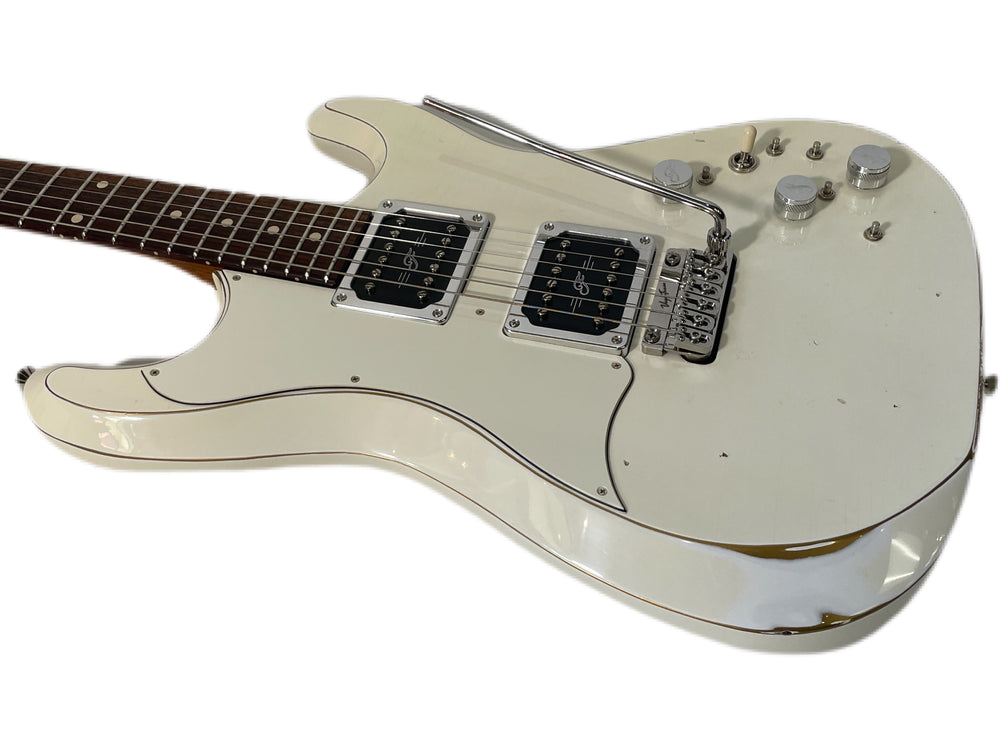 Fiam Guitars Mirari F5 2022 Aged White over Gold, by past Ronin luthier Izzy Lugo (Authorized Fiam Dealer)