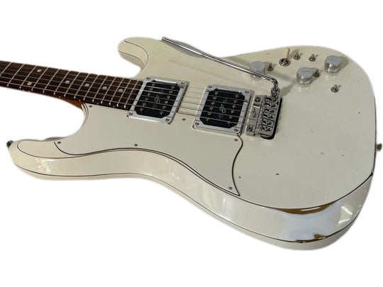 Fiam Guitars Mirari F5 2022 Aged White over Gold, by past Ronin luthier Izzy Lugo (Authorized Fiam Dealer)
