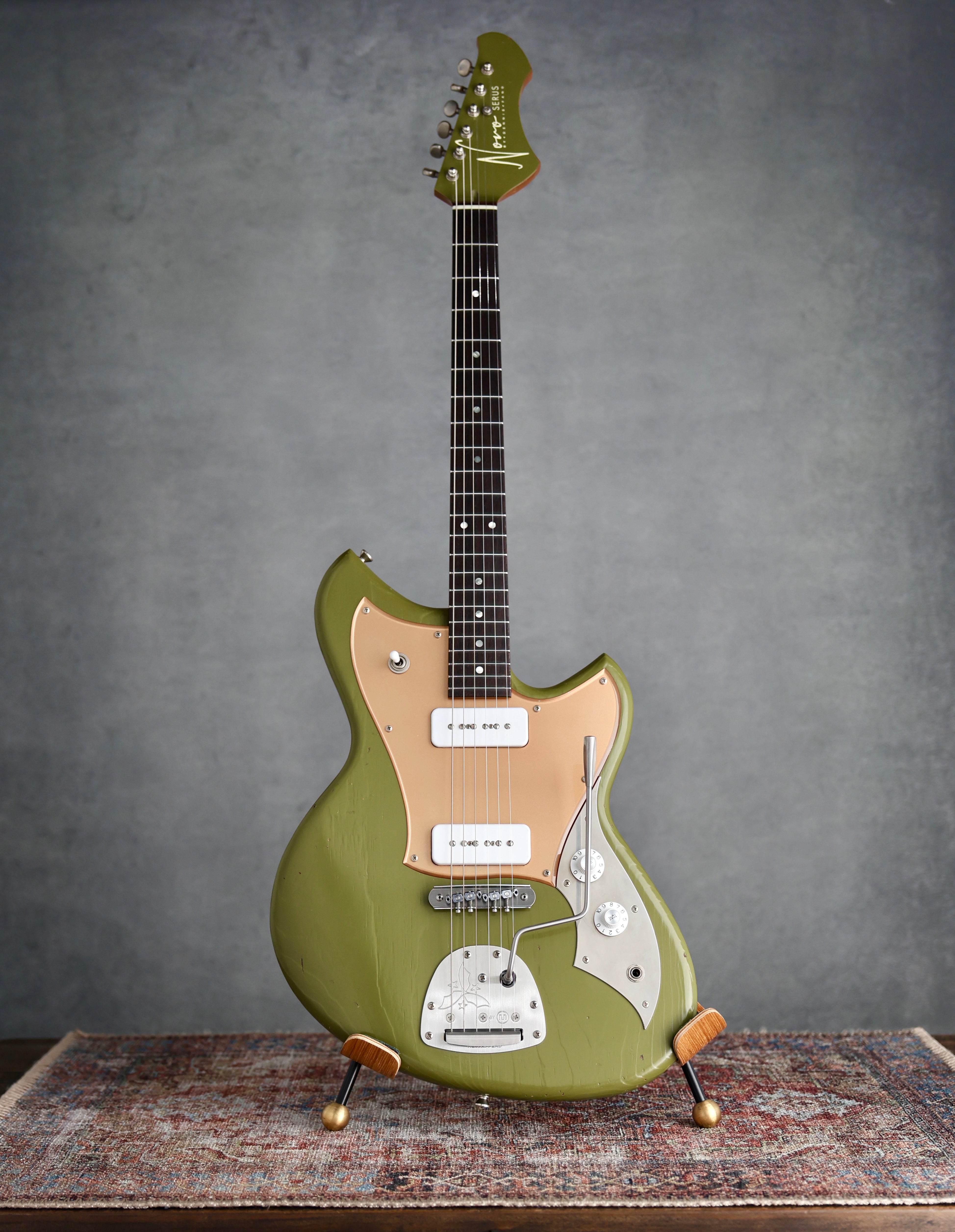 Novo Guitars - Serus J - 2025 - Uffington Green / Fralin P-90's