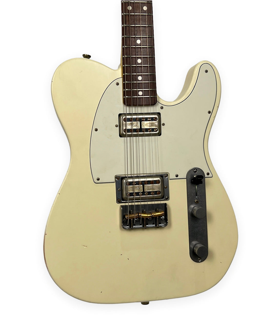 Nash T-2HB w/ Lollartrons, 2022 Olympic White, Pine body, Light Relic. NEW (Authorized Dealer)
