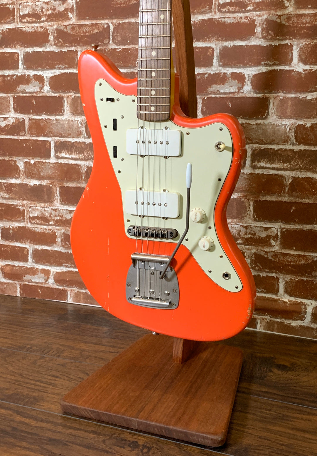 Nash JM-63 2019 Fiesta Red Lollar Pickups, Jazzmaster Style