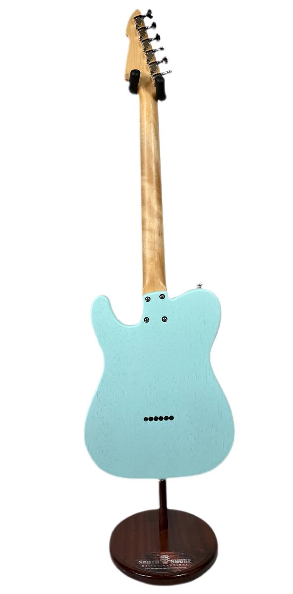 Rufini Guitars T-Modern Korina Body 2022 Ice Blue Satin, NEW (Authorized Dealer)