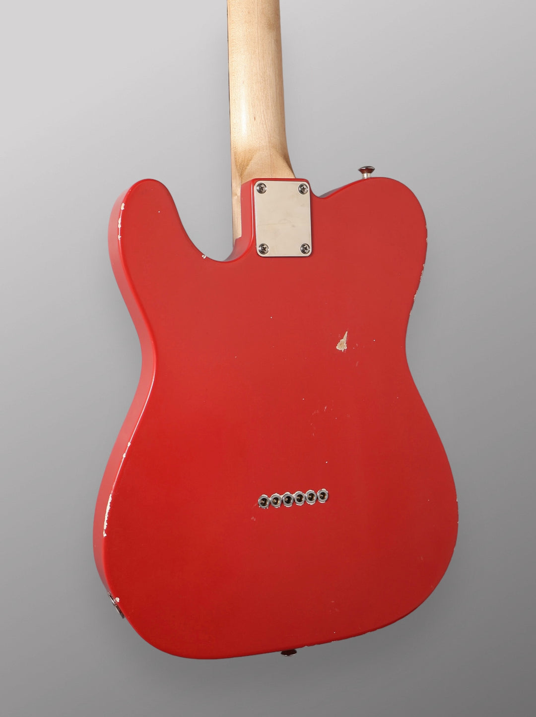 Waterslide Guitars Thinline T-Style Coodercaster - 2023 - Aged Fiesta Red. NEW (Authorized Dealer)