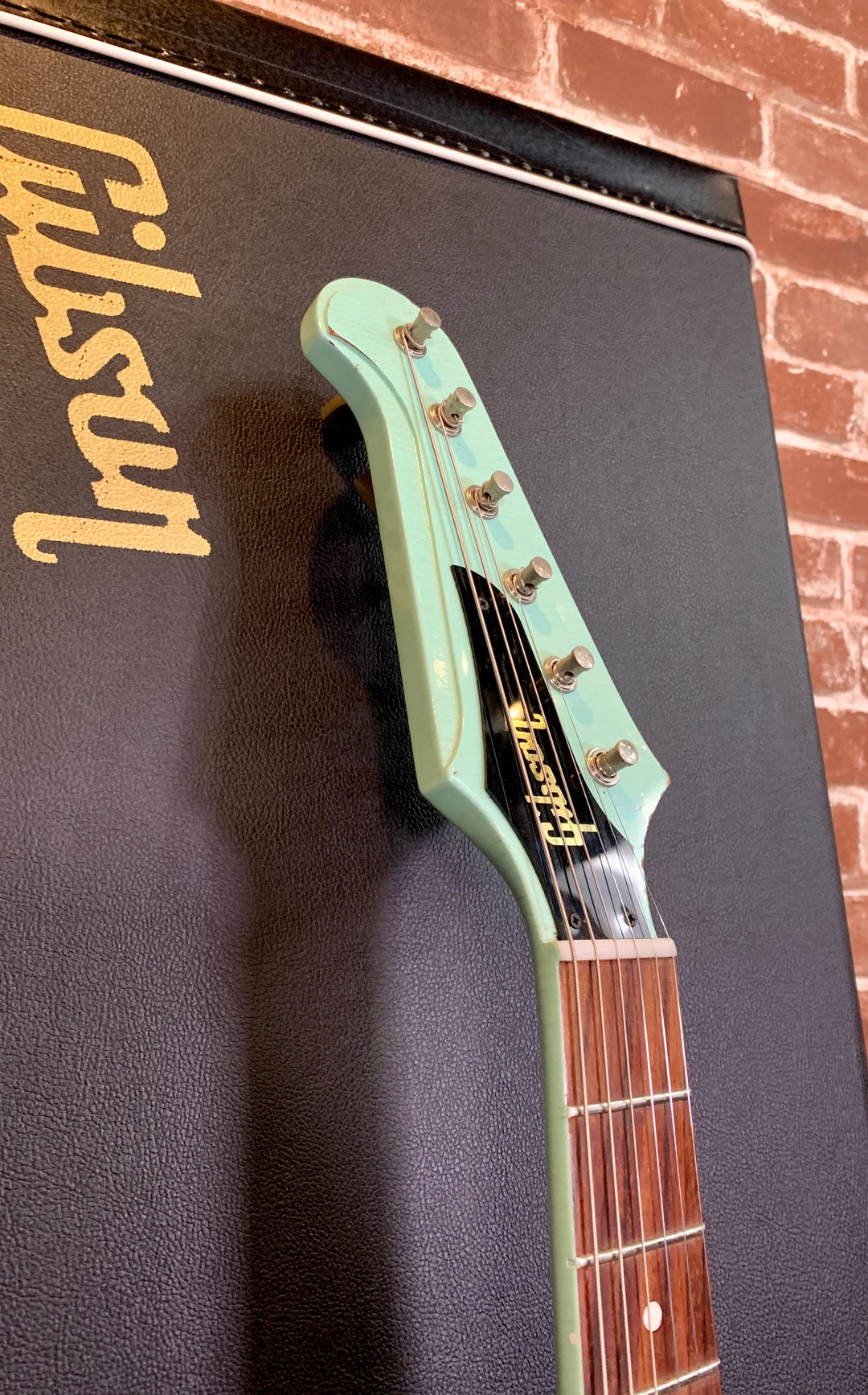 Gibson Custom Shop 63 Firebird Made 2 Measure Aged Seafoam Green 2016 Aged Seafoam Green