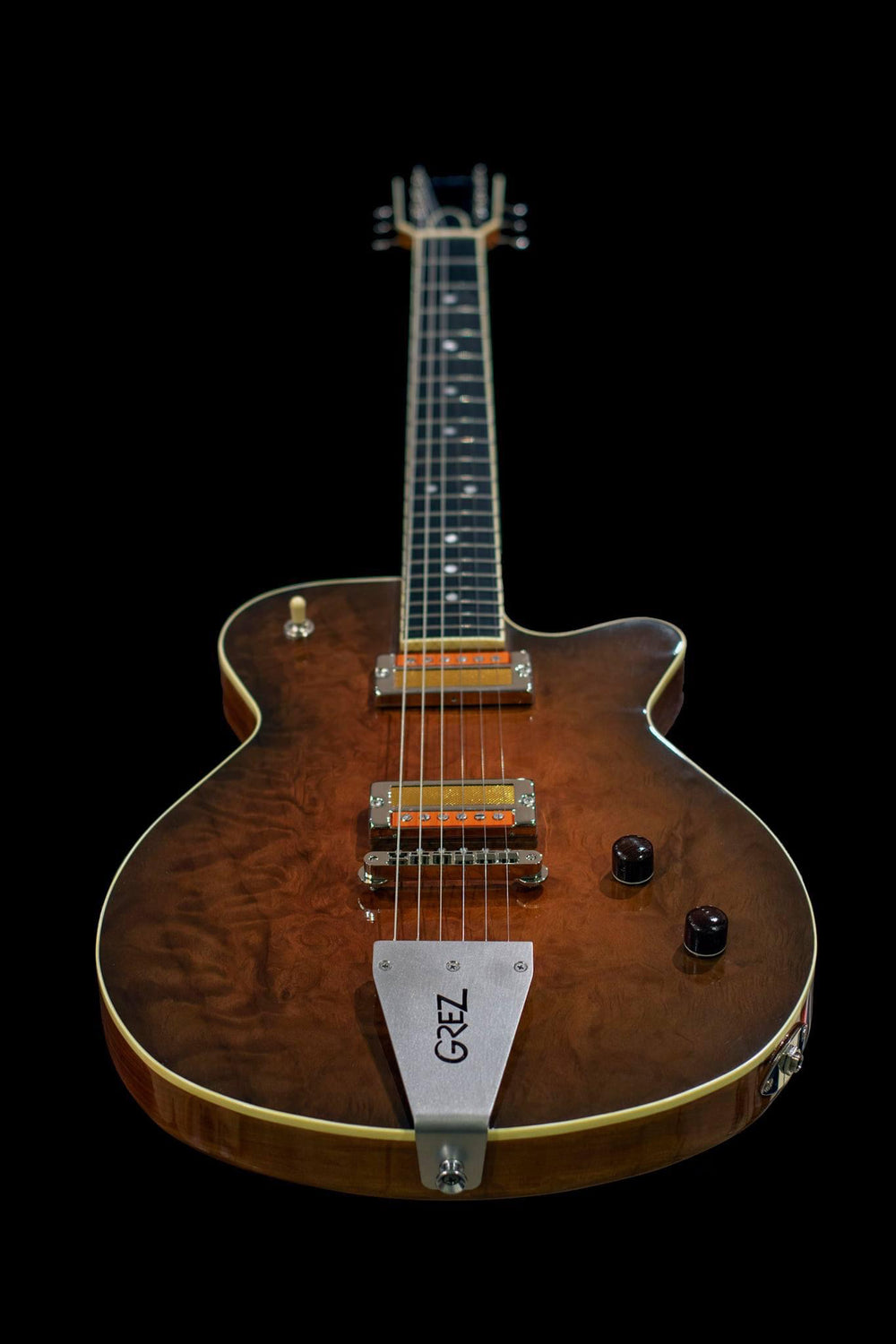 Grez Mendocino Custom 2021 Dark Burst Quilt Top, Binding & Novak Gold-Foils NEW (Authorized Dealer)